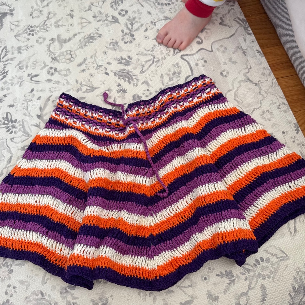 Agua Bendita Teresa Crochet Skirt - 100% Cotton - NWT - Picture 3 of 10